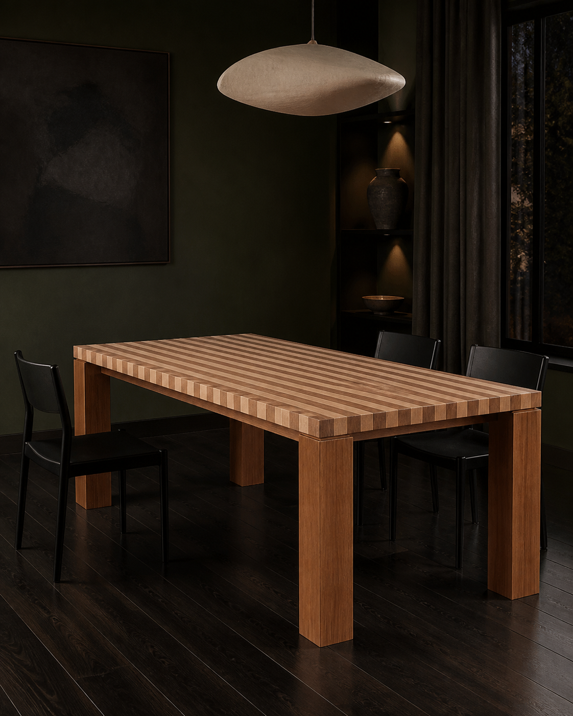 Sable Dining Table — lifestyle interior scene