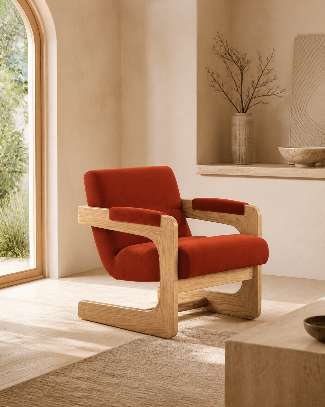 Sable Lounge Chair — styled interior scene