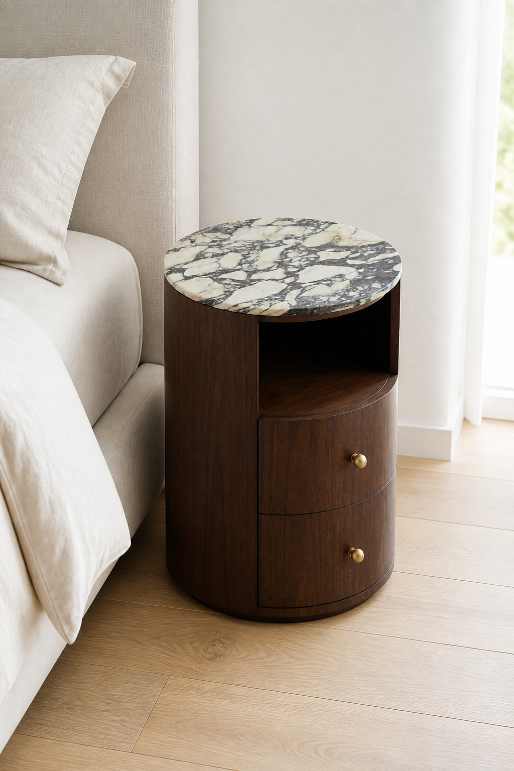 Sable Side Table — styled interior scene