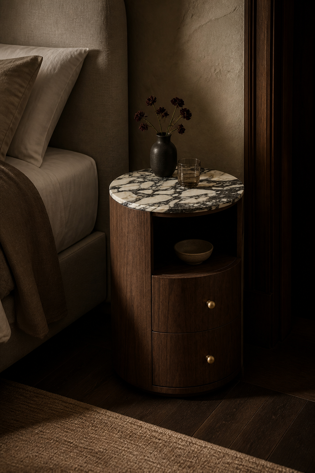 Sable Side Table — lifestyle interior scene