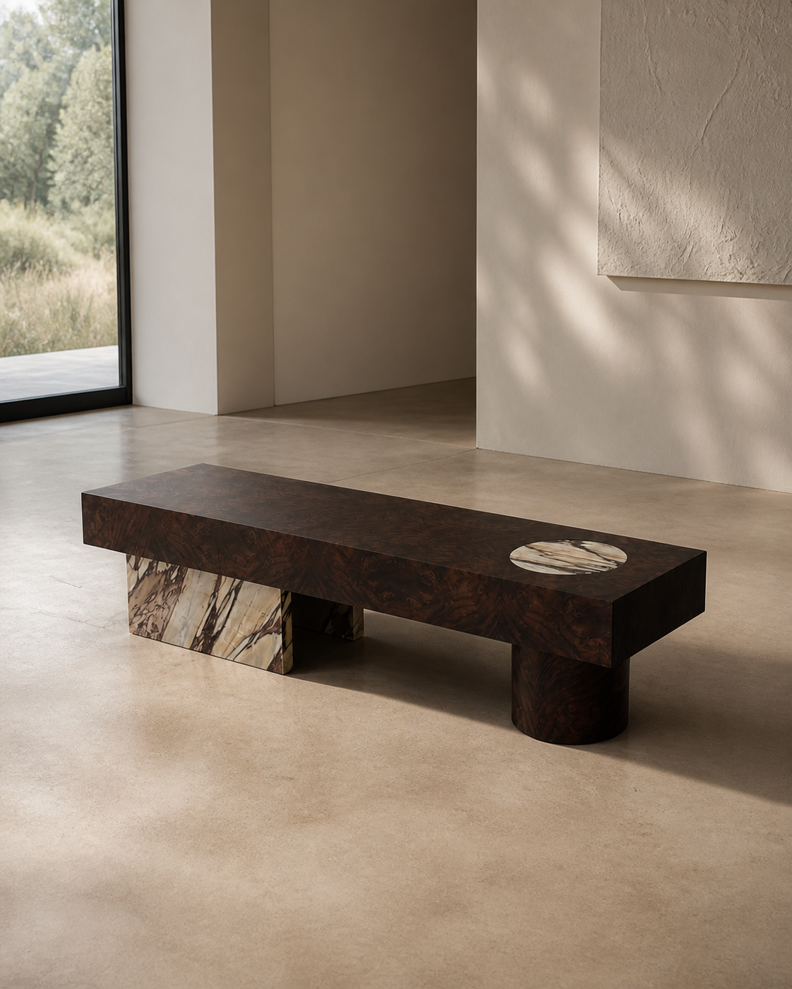 Solace Bench — lifestyle interior scene