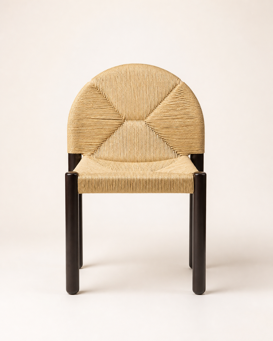 Solace Cane Chair — front view