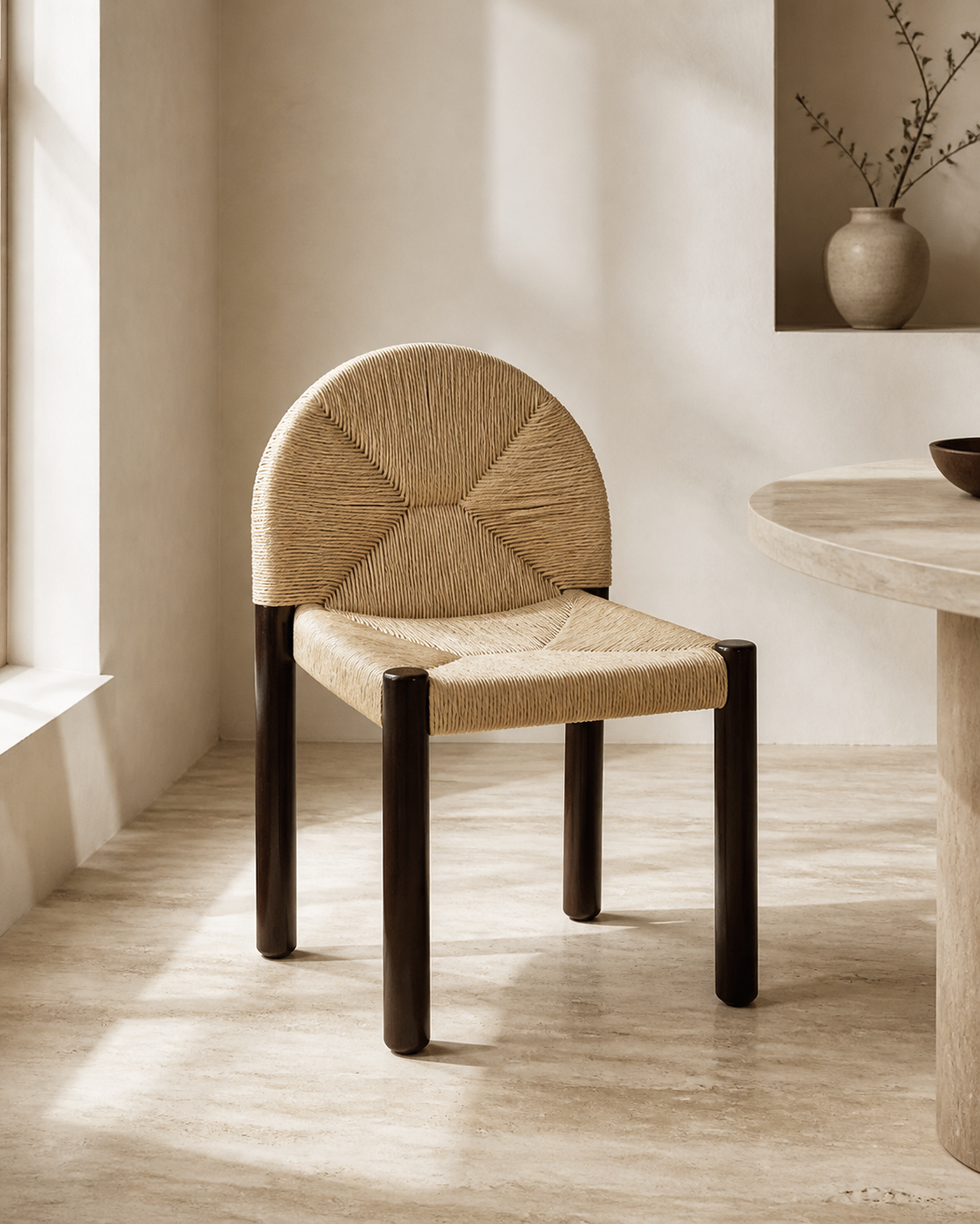 Solace Cane Chair — styled interior scene