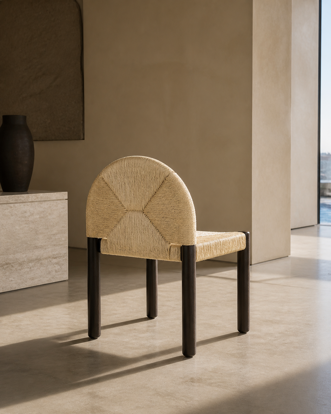 Solace Cane Chair — lifestyle interior scene