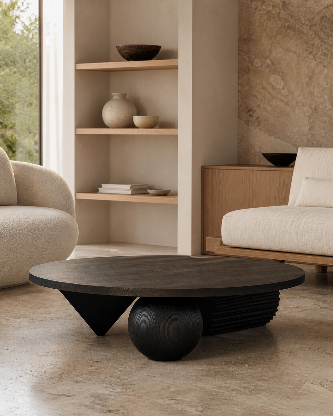 Solace Coffee Table — styled interior scene