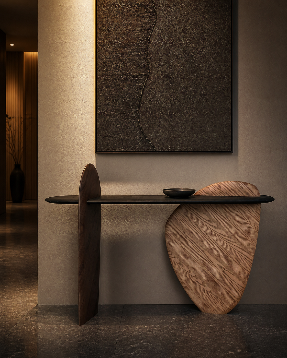 Solace Console Table — lifestyle interior scene