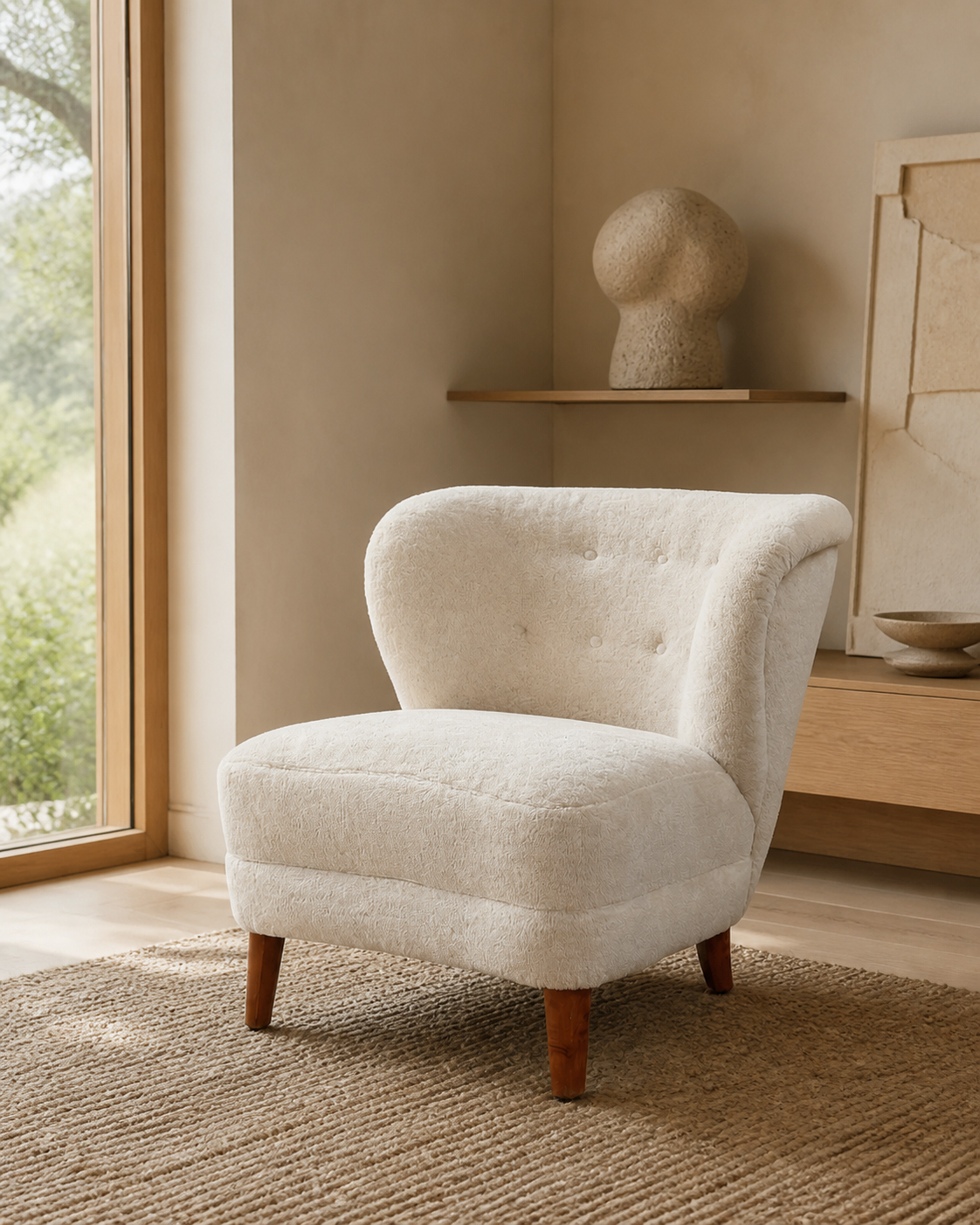 Solace Lounge Chair — styled interior scene