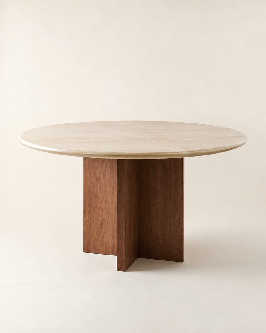 Solace Round Dining Table — front view