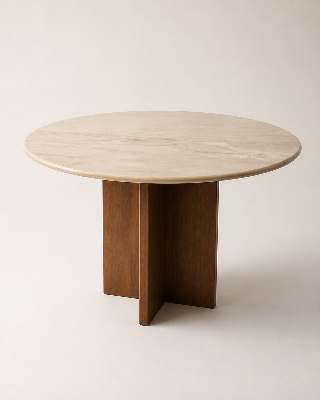 Solace Round Dining Table — back view