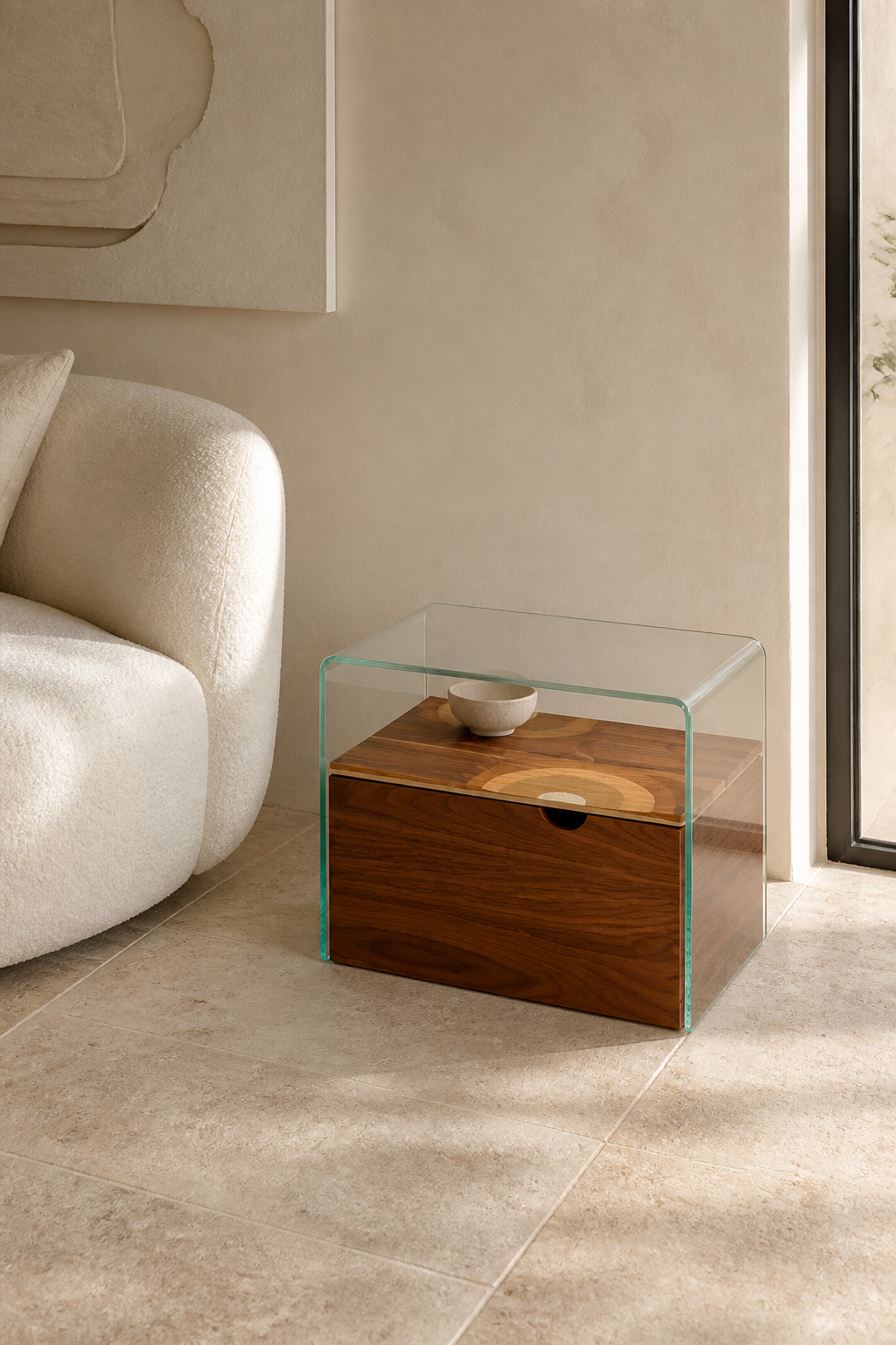 Solace Side Table — styled interior scene