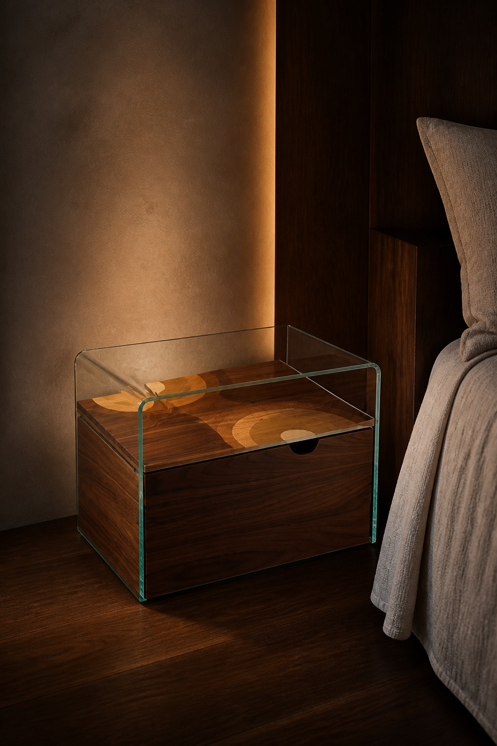 Solace Side Table — lifestyle interior scene