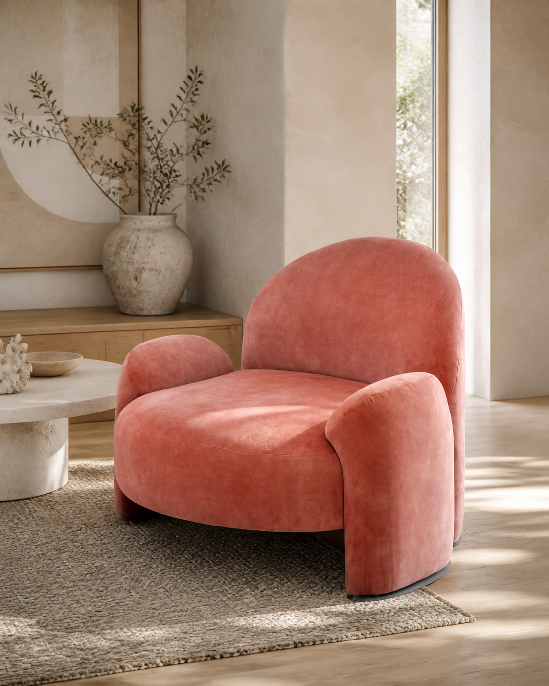 Terra Lounge Chair — styled interior scene