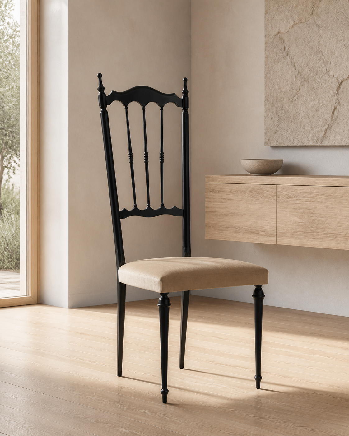 Vale Dining Chair — styled interior scene