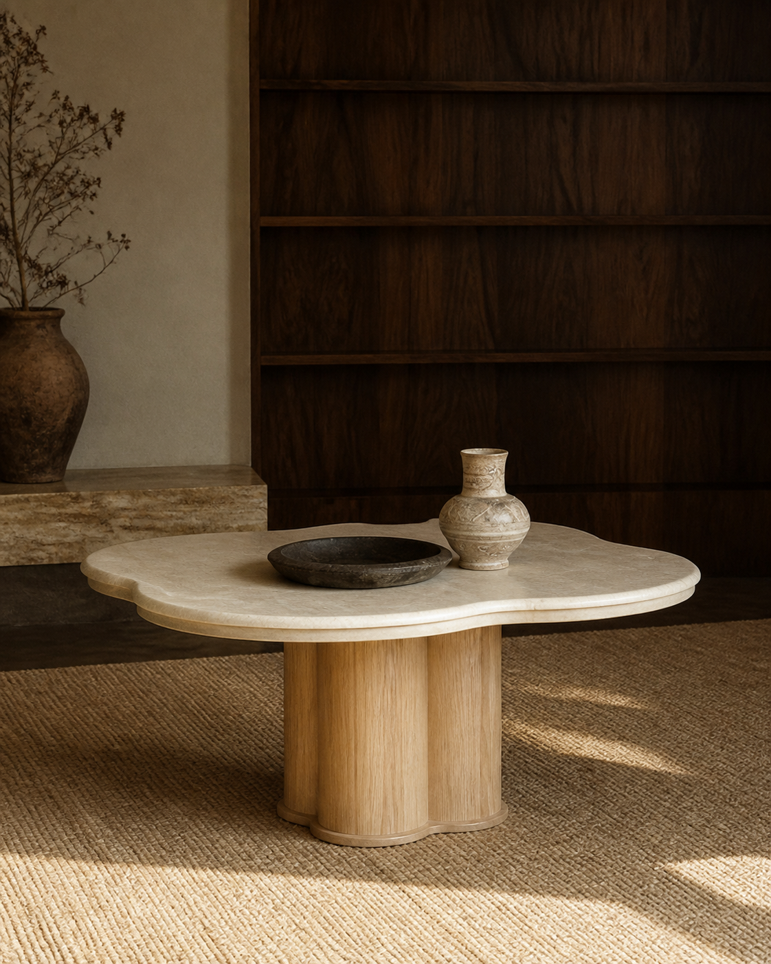 Vela Coffee Table — lifestyle interior scene